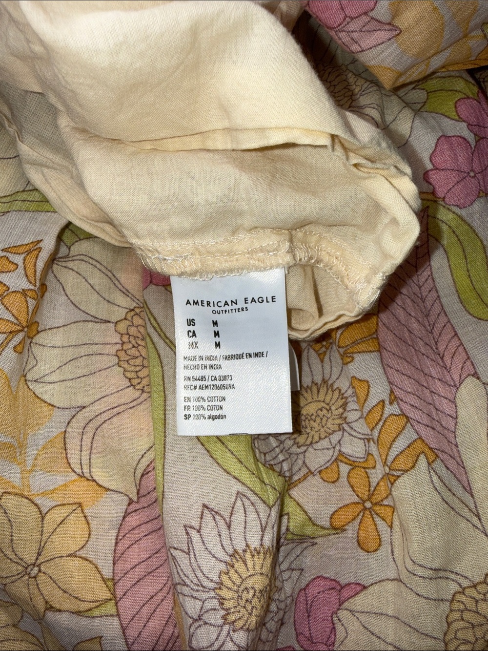 American Eagle Outfitters vintage Floral Tiered Maxi Dress - Picture 4 of 5